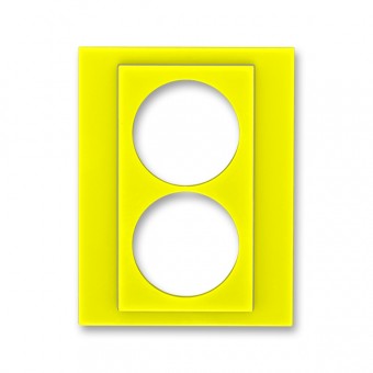 ND5513H-A2223 64  Díl výměnný pro kryt zásuvky dvojnásobné, žlutá
